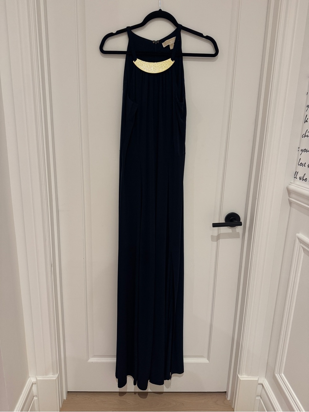 Michael Kors Navy Blue Maxi Dress • Size Large